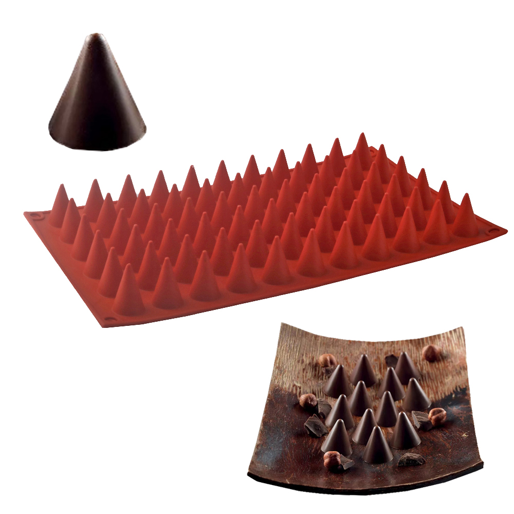 Model Kit For Beginners - 66-Cells Cone Chocolate Baking Mold Food