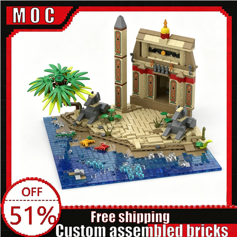 Model Kit Anubis - 940PCS Lost Shrine of Anubis Ancient