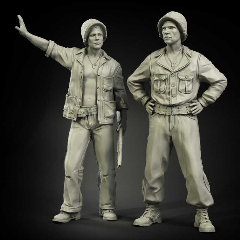 Model Kit History - 1/35 Scale Resin Figure Model Building