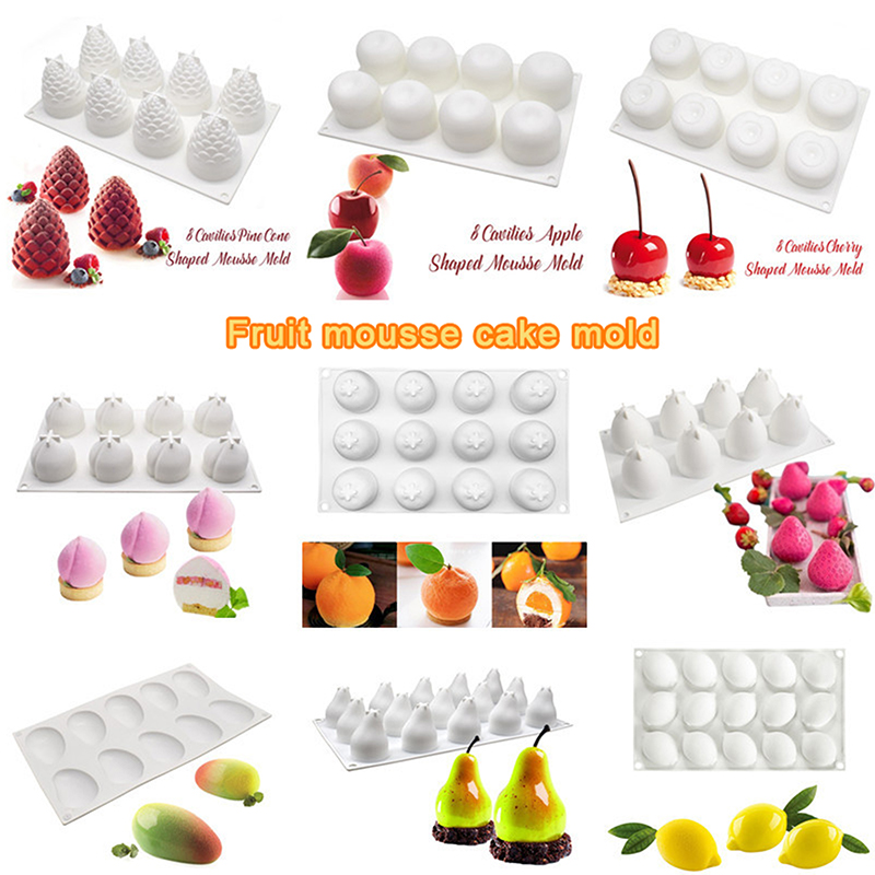 Model Kit For Beginners - Food-Grade Silicone Fruit Series Cake Mold