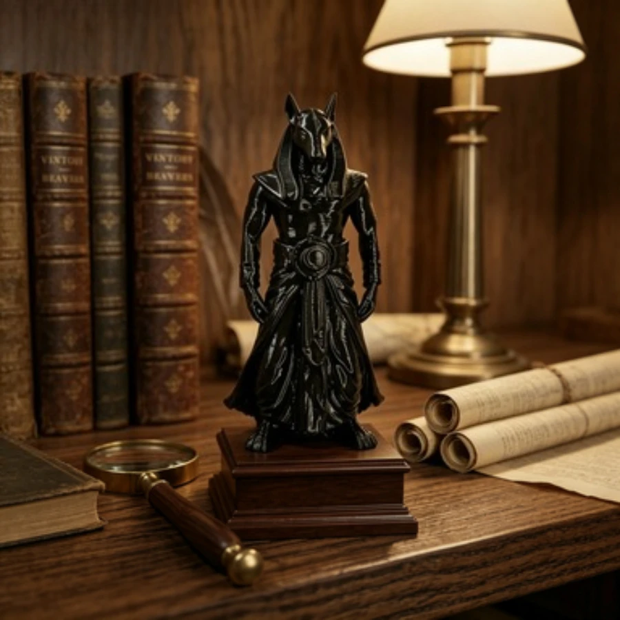 Model Kit Anubis - 3D Printed Standing Anubis Statue Ancient