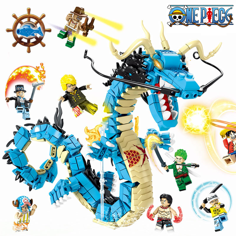 Model Kit Dragon - One Piece Building Blocks Blind Box
