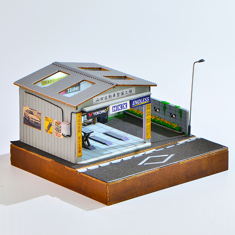 1:64 Scale DIY Auto Repair Sho - Model Kit Cars 评论和价格