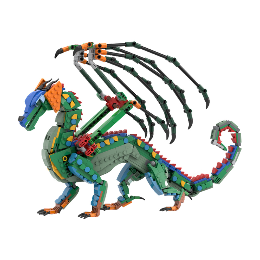MOC RainWing Building Blocks M - Model Kit Dragon 评论和价格