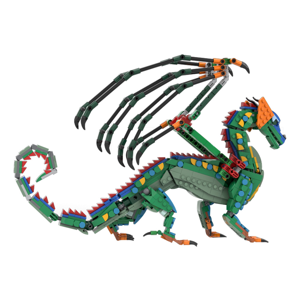 MOC RainWing Building Blocks M - Model Kit Dragon 评论和价格