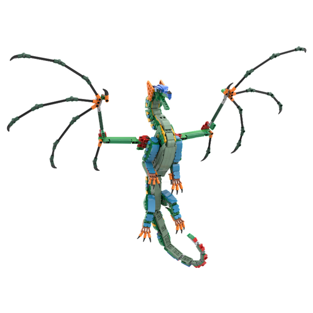 MOC RainWing Building Blocks M - Model Kit Dragon 评论和价格