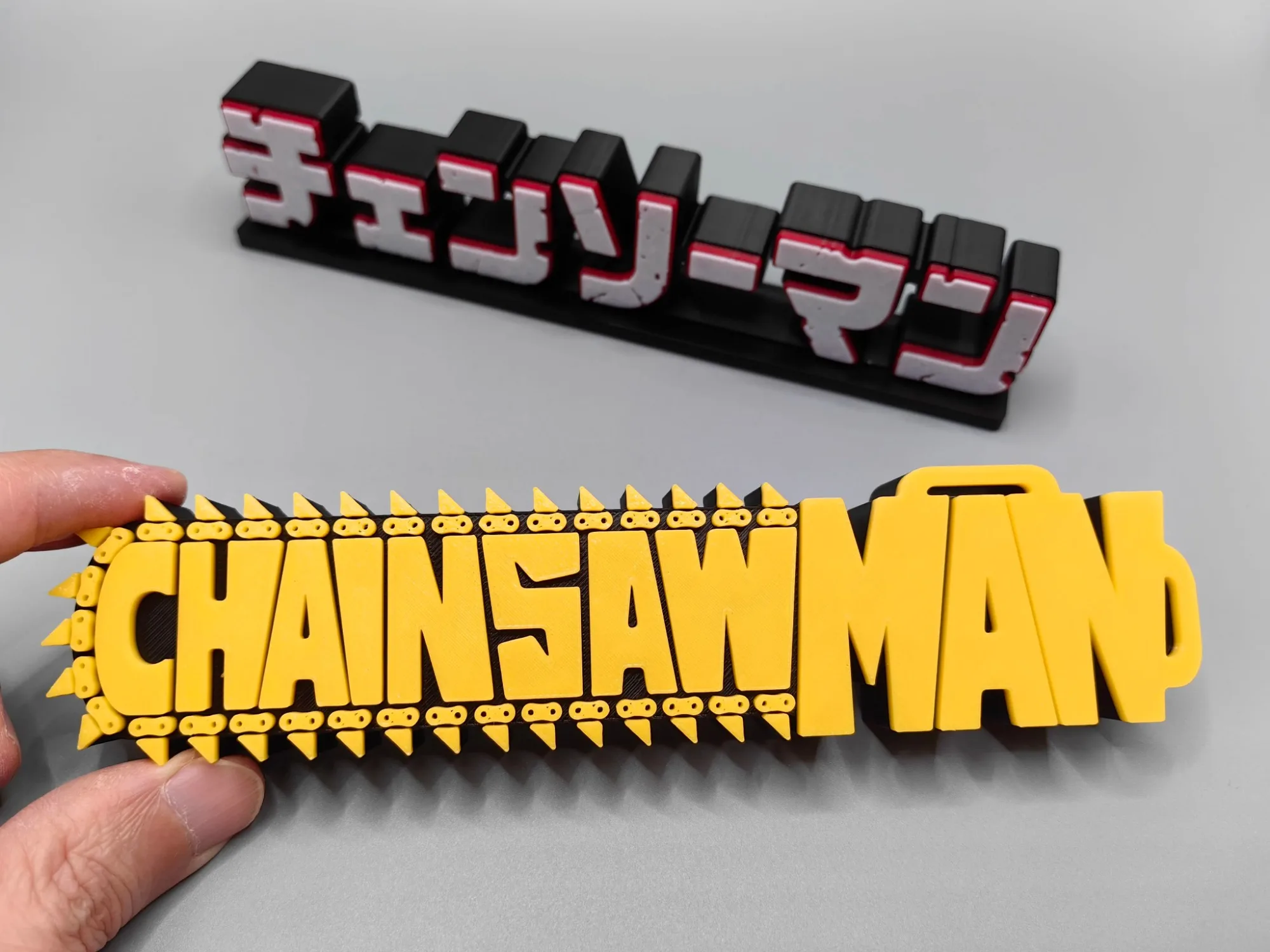 Anime Chainsaw Man 3D Logo Mod - Model Kit Chainsaw Man 评论和价格