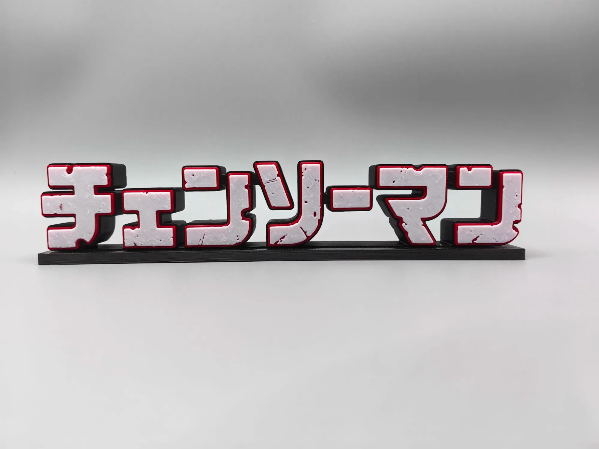 Anime Chainsaw Man 3D Logo Mod - Model Kit Chainsaw Man 评论和价格