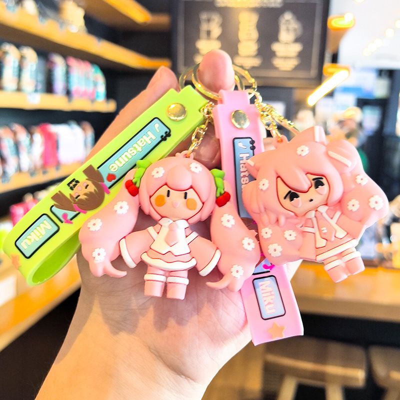 Hatsune Miku Keychain Cartoon  - Model Kit Cars 评论和价格