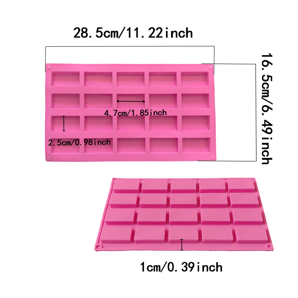 1pc 20 cavity rectangular sili - Model Kit For Beginners 评论和价格