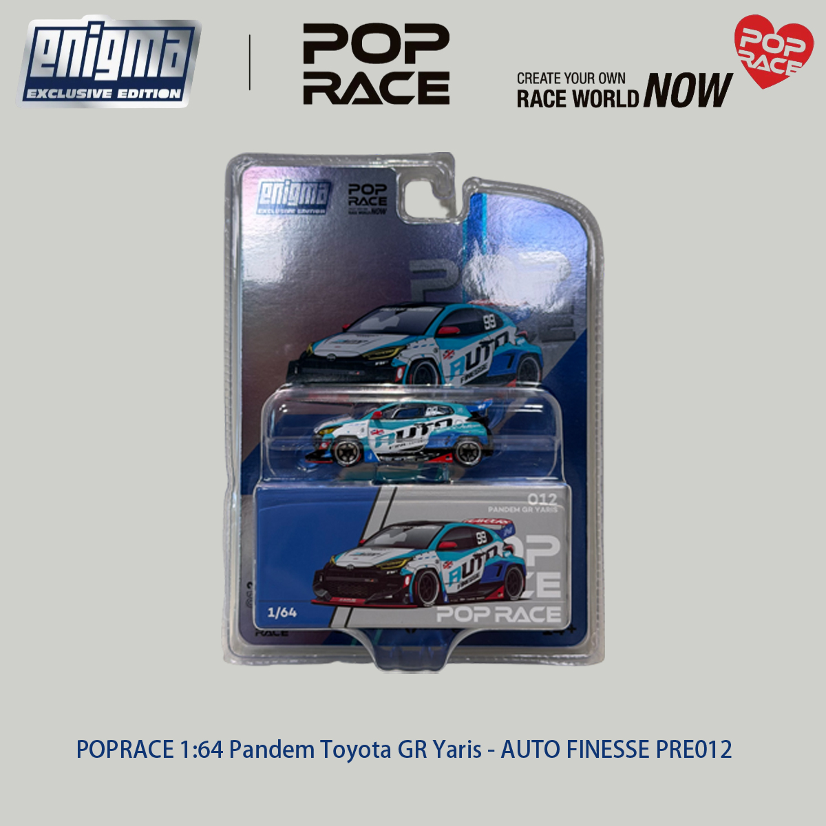 POP RACE 1:64 Blister Pack Set - Model Kit Cars 评论和价格
