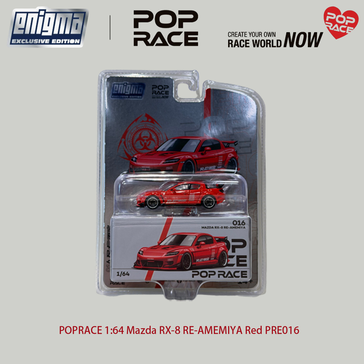 POP RACE 1:64 Blister Pack Set - Model Kit Cars 评论和价格