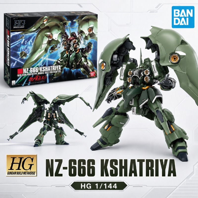 Original Bandai HGUC Kshatriya - Model Kit X Wing 评论和价格