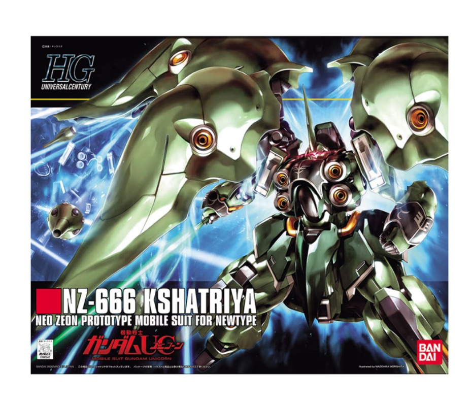 Original Bandai HGUC Kshatriya - Model Kit X Wing 评论和价格