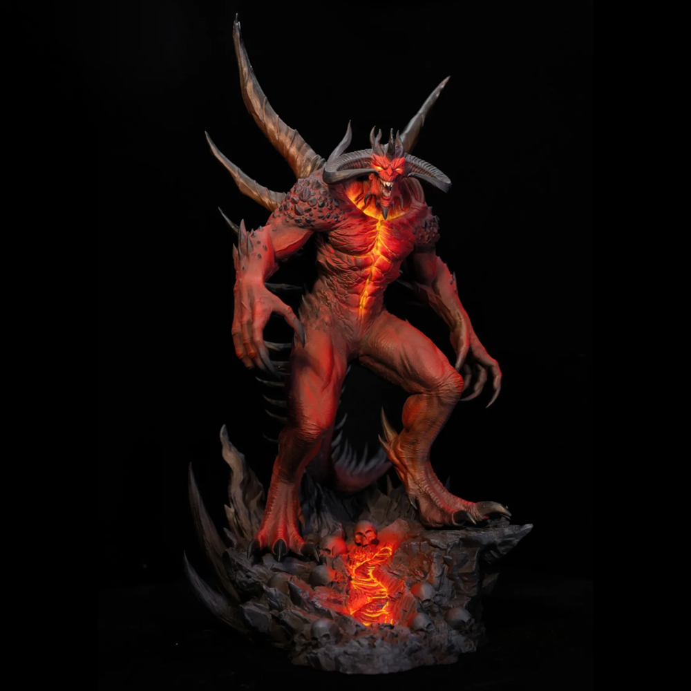 1PC Hell Demon Lord Diablo 3D  - Model Kit History 评论和价格