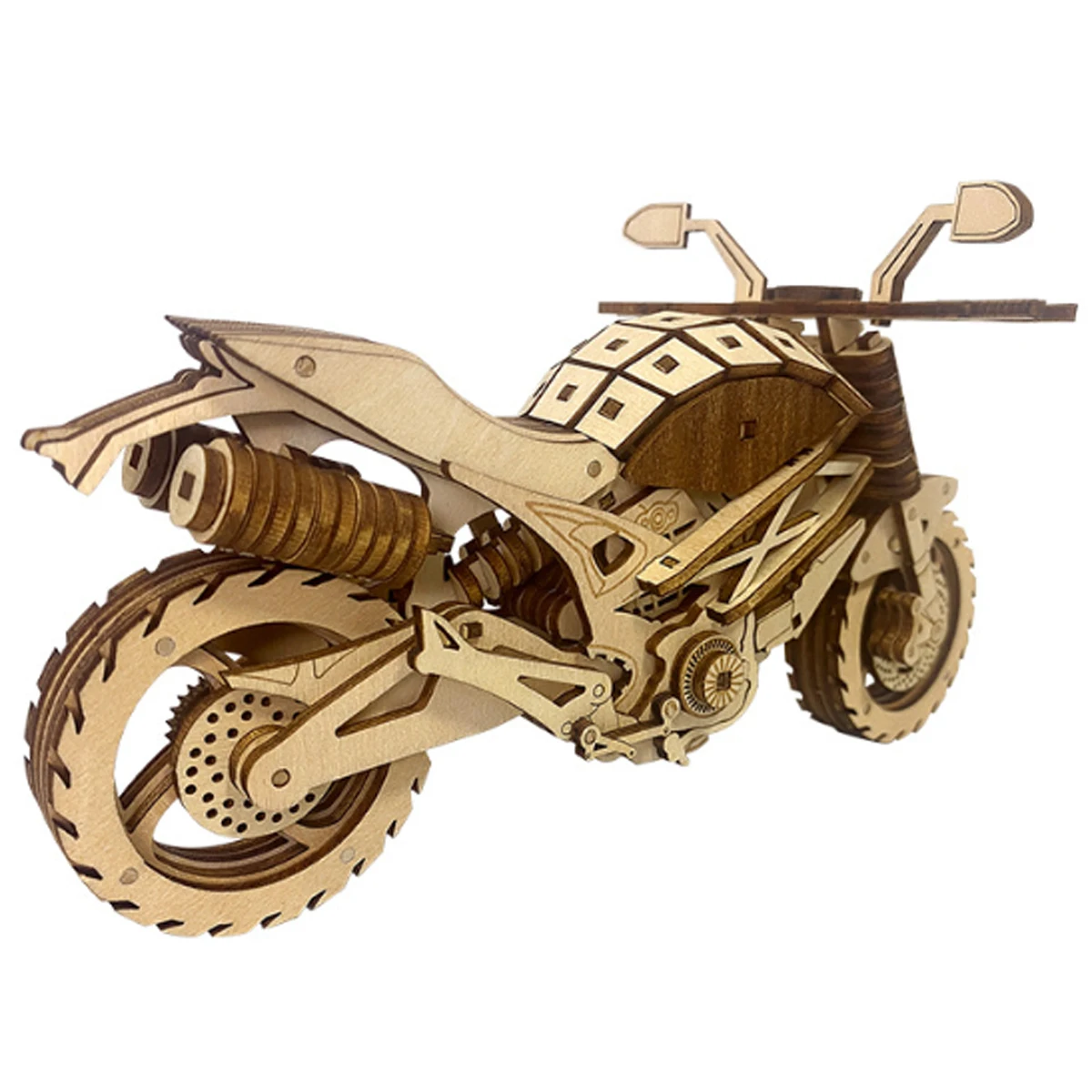 Motorcycle 3D Car Wooden Puzzl - Model Kit History 评论和价格