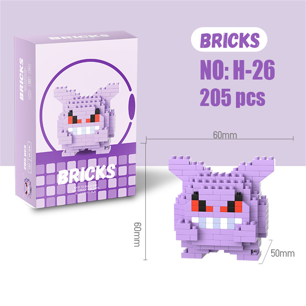 Pokemon Micro Building Blocks  - Model Kit Figure 评论和价格