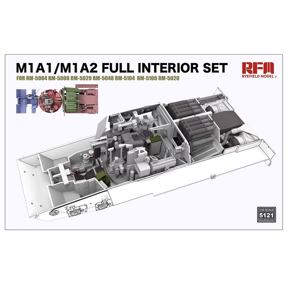 Rye Field 5121 1/35 Scale M1A1 - Model Kit History 评论和价格