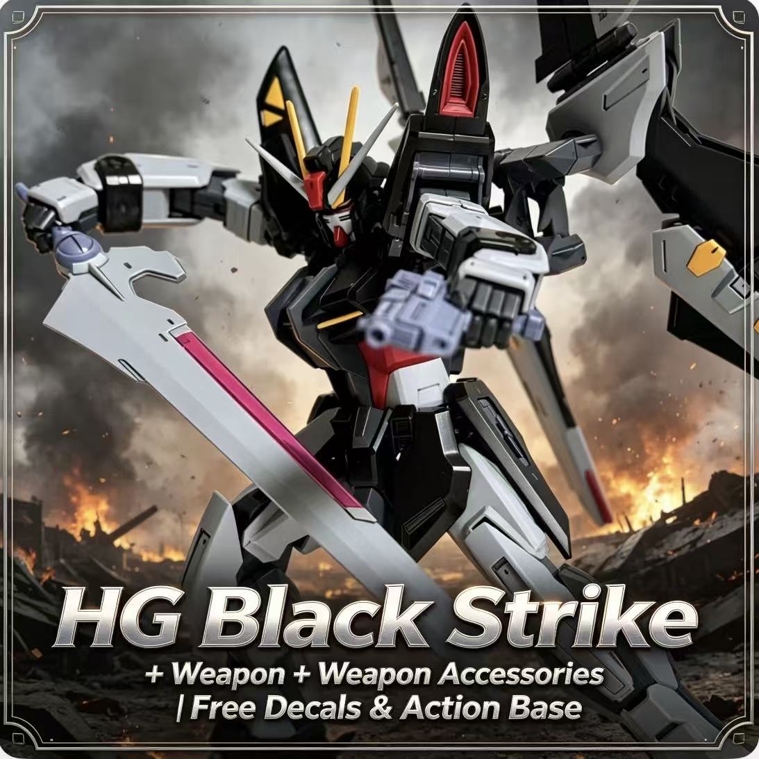 41 HG 1/144 Black Strike Mecha - Model Kit X Wing 评论和价格