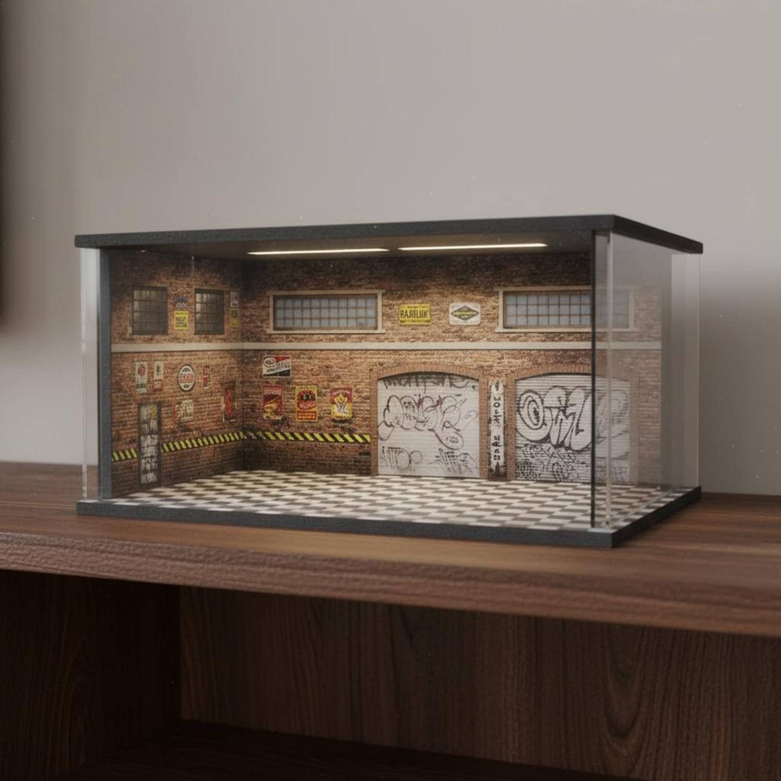 Lighted Car Repair Shop Model  - Model Kit Cars 评论和价格