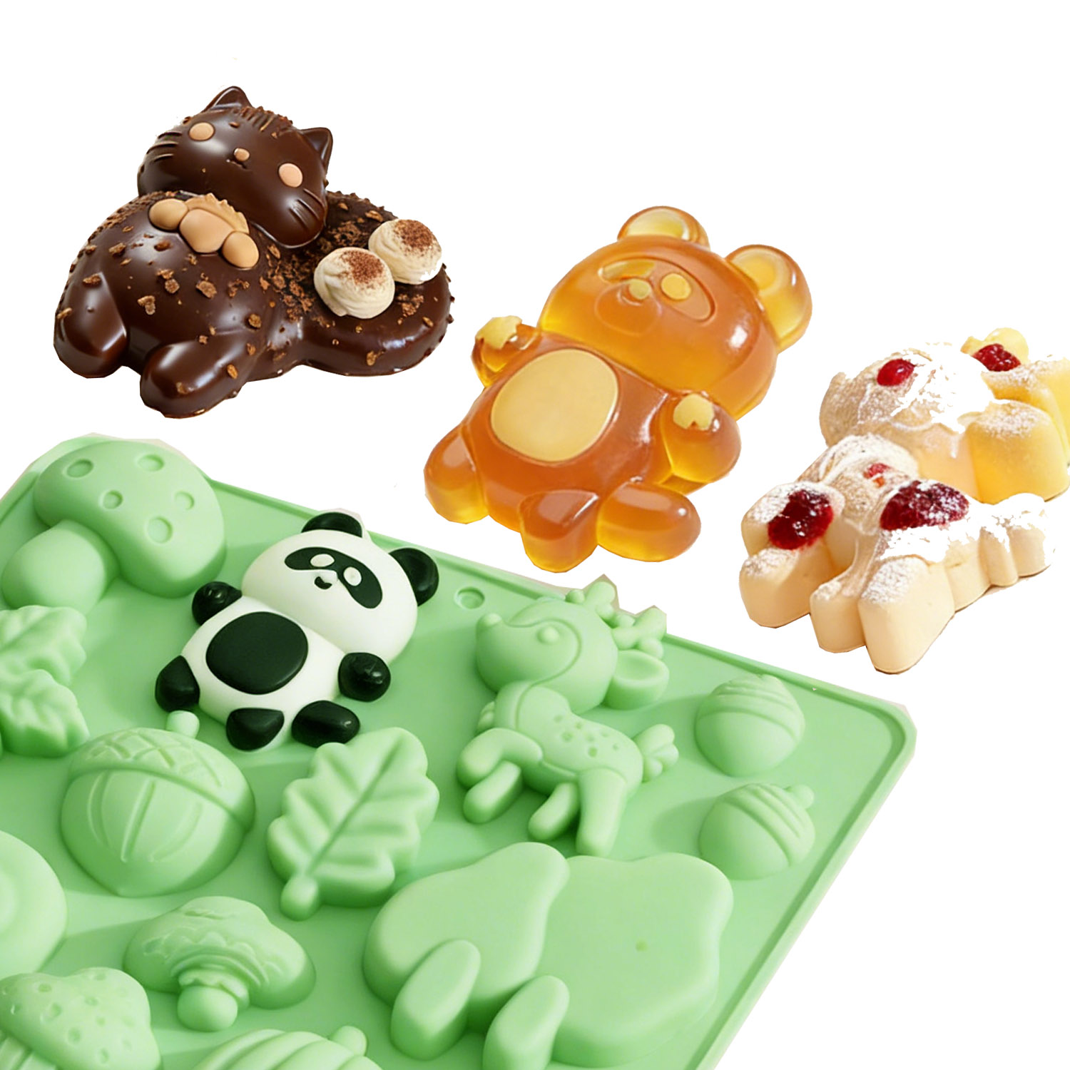 1 Silicone Cake Mold in the Sh - Model Kit For Beginners 评论和价格
