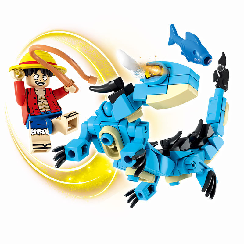 8in1 One Piece Building Blocks - Model Kit Dragon 评论和价格