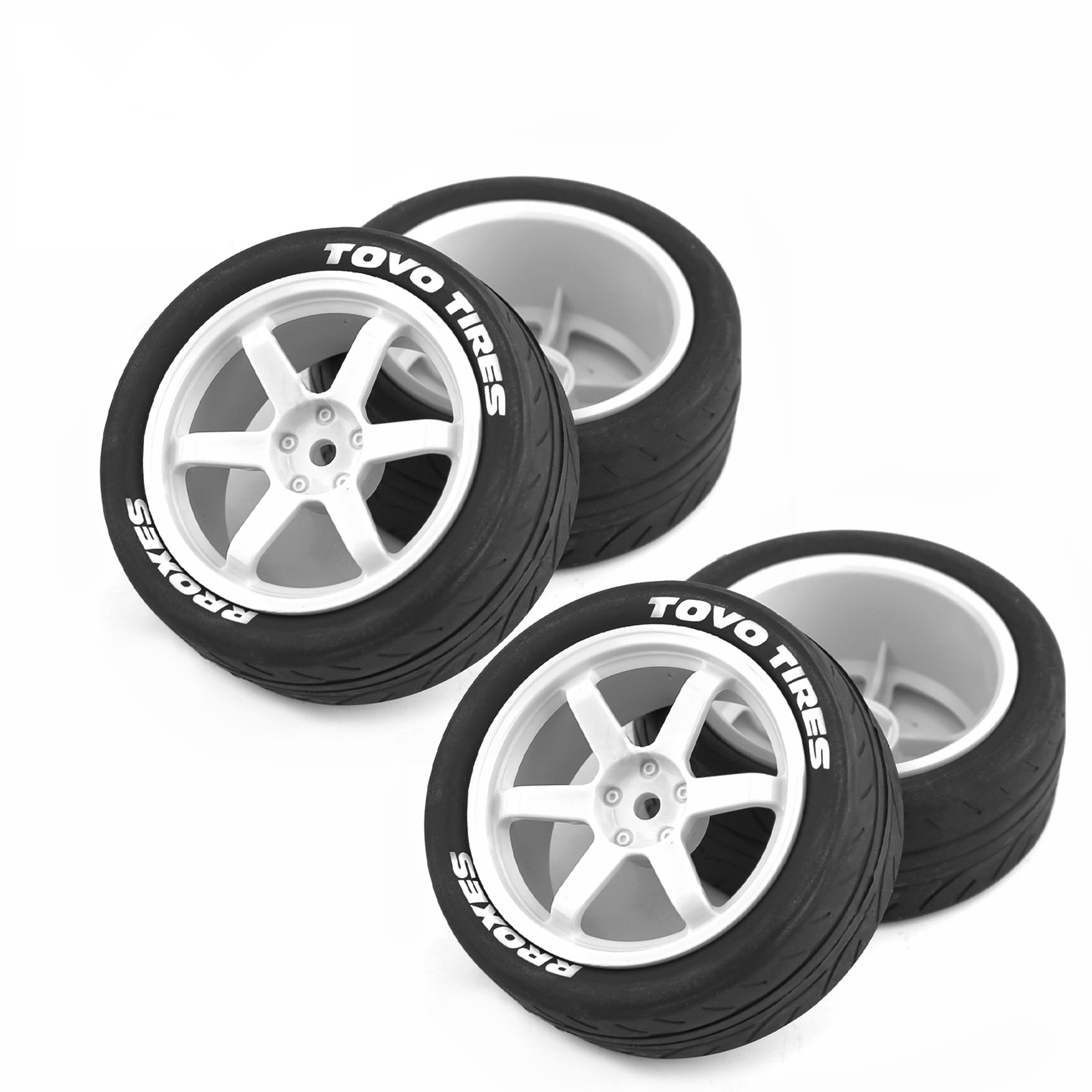 1/10 RC On Road Tires Rubber R - Tamiya Model Rc Car 评论和价格