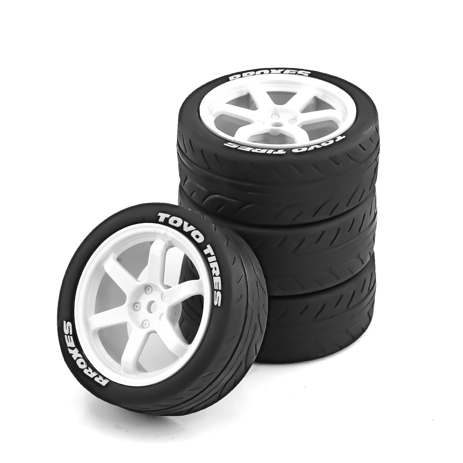 1/10 RC On Road Tires Rubber R - Tamiya Model Rc Car 评论和价格